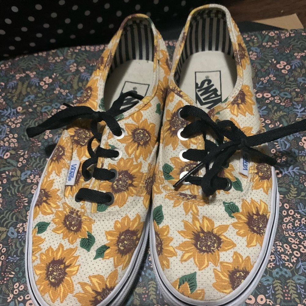 Sunflowers vans
